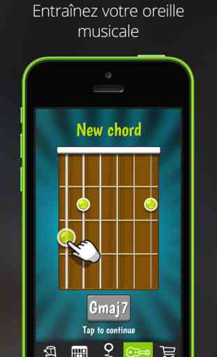 Guitar Tuna - Accordeur de guitare, ukulele et basse - The Ultimate Free Tuner for Guitar, Bass and Ukulele with Chord tab game and Metronomeor Guitar, Bass and Ukulele with Chord tab game and Metronome 4