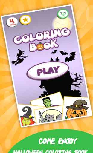 Halloween livre de coloriage pour les petits enfants: dessin et des jeux de peinture pour enfants 4