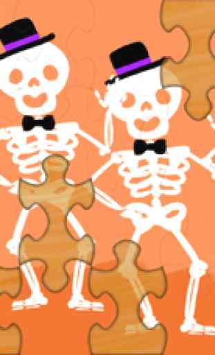 Puzzles d'Halloween pour Enfants 2: fantômes, Jeux de Zombie et de sorcière pour petits garçons et filles 2