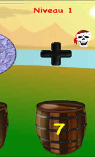 Mathématiques Pirates - Jeux éducatifs pour enfants 2