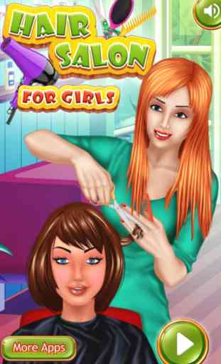 Salon de coiffure Coiffeur jeu pour filles ! 1