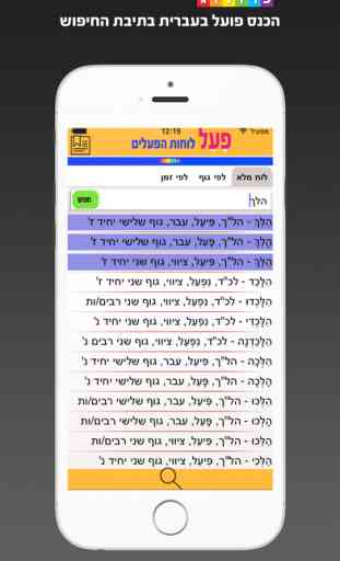 Verbes en hébreu et conjugaisons - PROLOG 2017 1