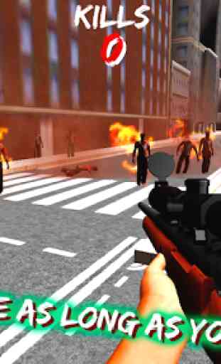 Zombie Sniper 3D Ville jeu 1