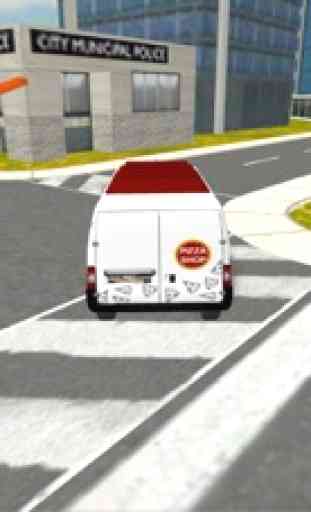 American Pizza Delivery Boy - Ultimate Van Sim 3D 2