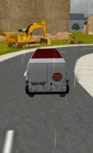 American Pizza Delivery Boy - Ultimate Van Sim 3D 3
