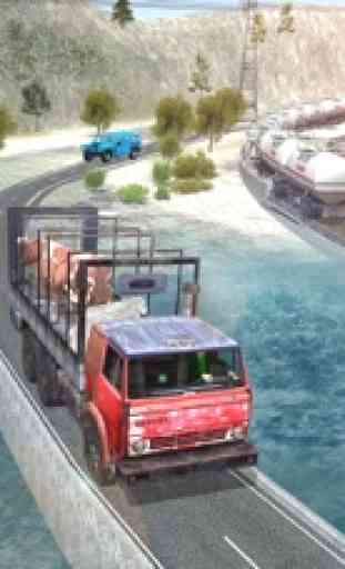 Animal Transport Cargo Truck 2