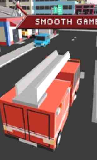 Block City Fire Truck Rescue 3