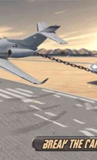 Chained Cars Drag VS Jet Plane 3