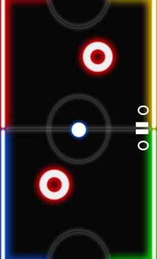 Hockey Glow Air Table Arena Space 1