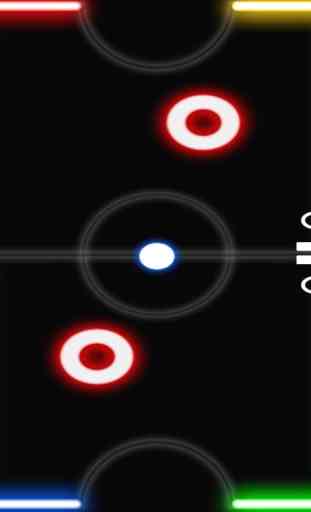 Hockey Glow Air Table Arena Space 3