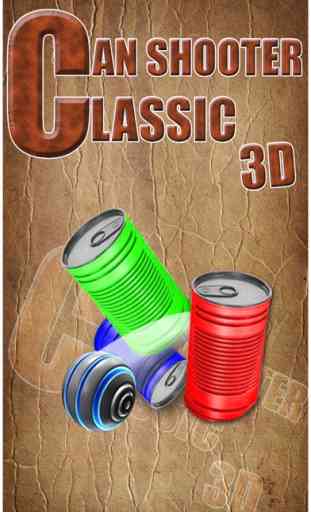 Classic Can Shooter 3D - Nouveau Hardline Ball Str 1