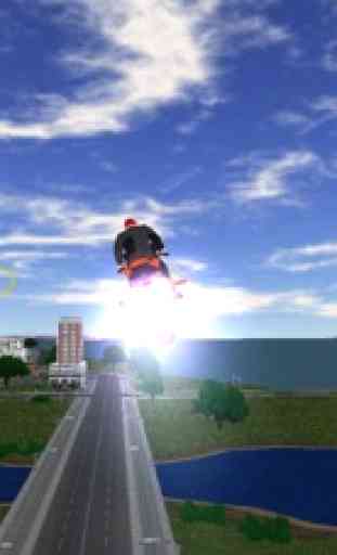 Flying Motorbike Stunt Simulation 3D 4