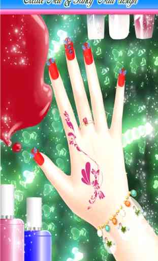 Nail art de mariage de Noël: Fancy Nail Art Games 2