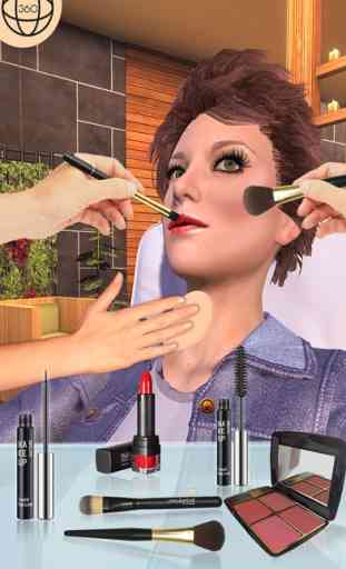 Fille Maquillage Salon Spa Jeu 1