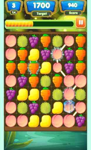 Fruits Connect - Fruit Lien Meilleur Puzzle Match3 1