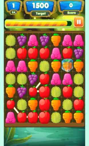 Fruits Connect - Fruit Lien Meilleur Puzzle Match3 3