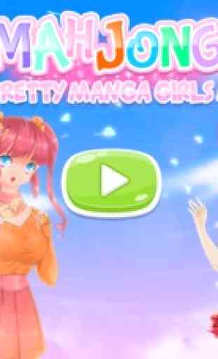 Mahjong Pretty Manga Girls 4