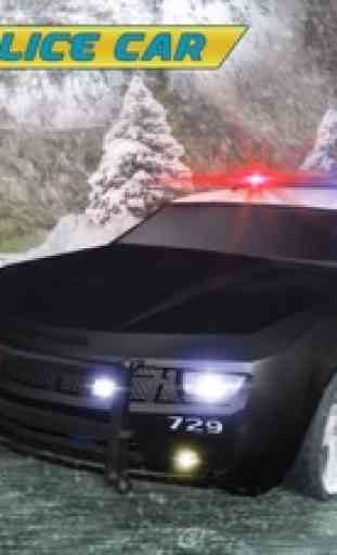 Police Chasse Colline Voiture 3D: Flics Courses 1