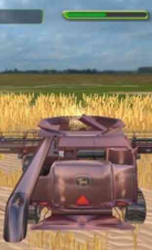Véritable simulateur de récolte agricole 3