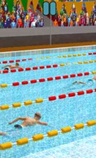 Course de natation de sports 3