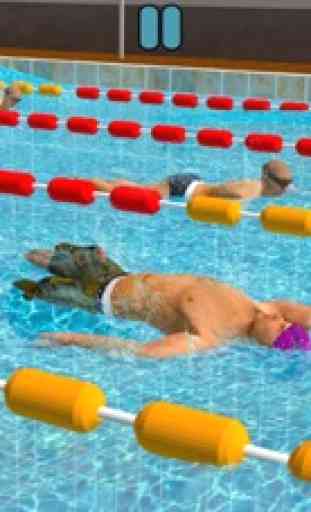 Course de natation de sports 4