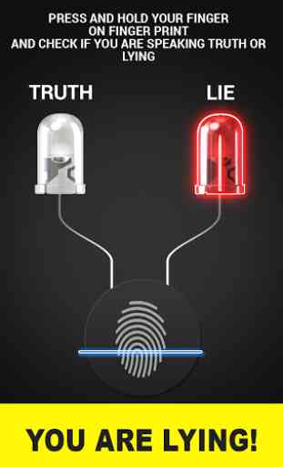 Finger Lie Detector prank App 3