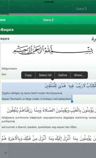 Quran in Tamazight, Arabic and Phonetics Transliteration - Amazigh, Berber (Lite) 4