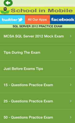 SQL Server 2012 de l'examen pratique 1