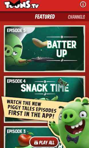 ToonsTV: Angry Birds video app 1