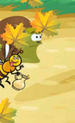 Insectes et des vers jeu pour enfants : découvrir le monde des insectes ! jeux pour les tout petits GRATUIT 3