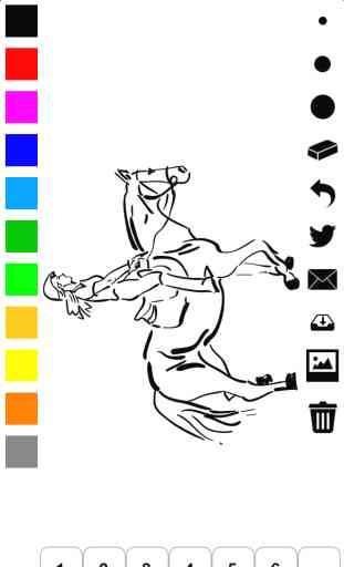 Livre à colorier les chevaux: apprendre à peindre un cheval, poney et plus 2