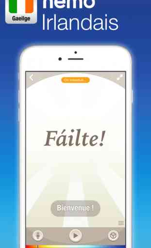 Nemo Irlandais - App gratuite pour apprendre l'irlandais sur iPhone et iPad 1