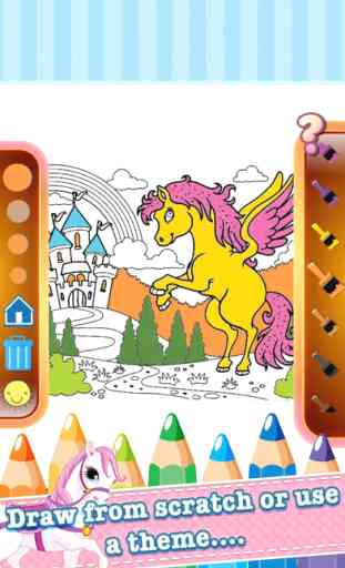 Dessin de cheval jeux pour les enfants de 4 ans 3