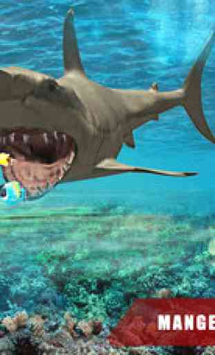 Simulateur de faim grand requin blanc attaque 4