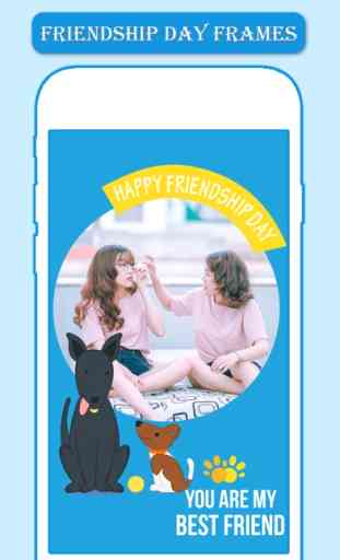 Jour de l'amitié 2017: cadres HD et cartes de voeu 1