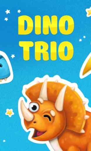 Dino Trio Autocollant iMessage 4