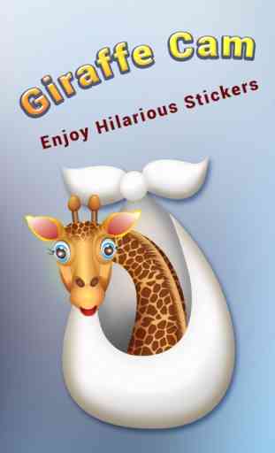 Giraffe Cam- Baby Giraffe Stickers 1