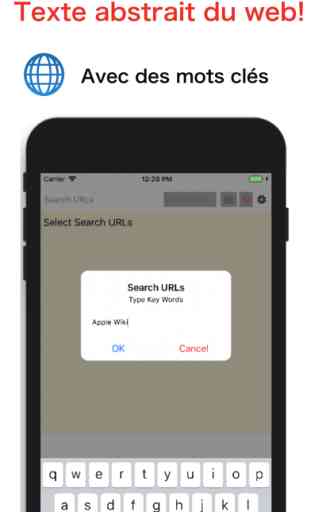 Recherche texte Web par URLs 3