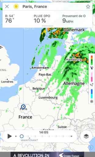 Storm Radar : carte météo 1