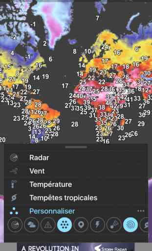 Storm Radar : carte météo 3