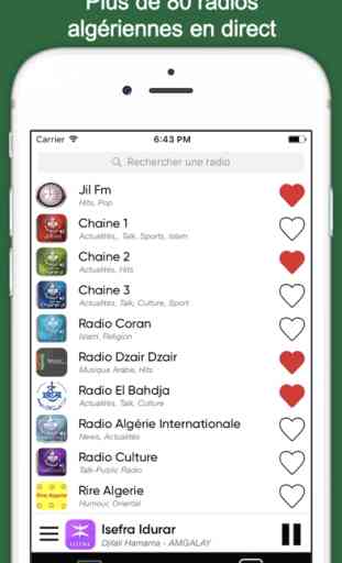 Radio Algérie : algerian radios FM 1