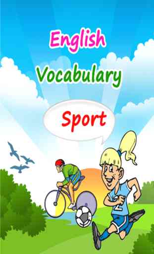 Apprendre l'anglais gratuit: mots de vocabulaire | jeux d'apprentissage de la langue pour les enfants à apprendre à lire, parler et sort sur le sport 1