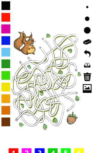 Labyrinth learning games - Jeu éducatif pour les enfants de 3-5 ans: labyrinthes, des jeux et des puzzles pour l'école préparatoire, maternelle ou primaire avec les animaux. Aide chien, lapin, singe, écureuil, et pirate à travers le labyrinthe 1