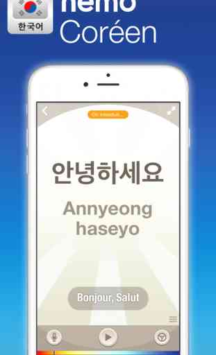 Nemo Coréen - App gratuite pour apprendre le coréen sur iPhone et iPad 1