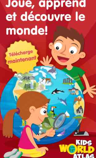 Atlas Mondial pour Enfants- Jeux du Géographie (P) 1