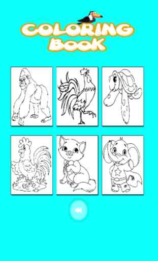 Enfants Coloring Book - Cute Animals 2 1