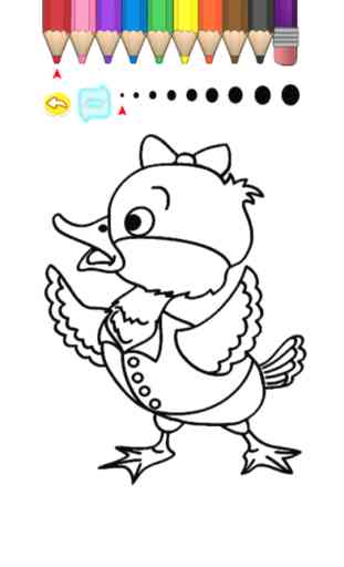 Enfants Coloring Book - Cute Animals 2 3
