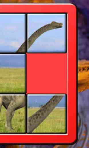 Enfants places dinosaure Rex Slide Puzzle 15 2