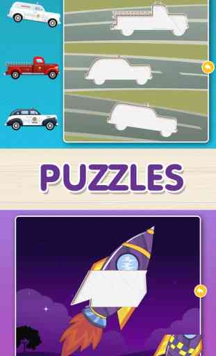 Jeux Puzzle de bébé et jeu de voiture pour enfants 1