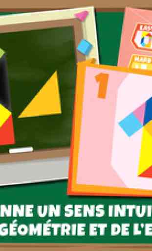 Puzzles Tangram Pour Enfants: Chiffres 1